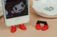 SUPORTE IPHONE 5 5S 5C 6 E 6 PLUS PEZINHO COR BRANCA